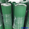 Green PVC Conveyor Belts with Rough Surface and Grass Pattern Flat Belt Type OEM