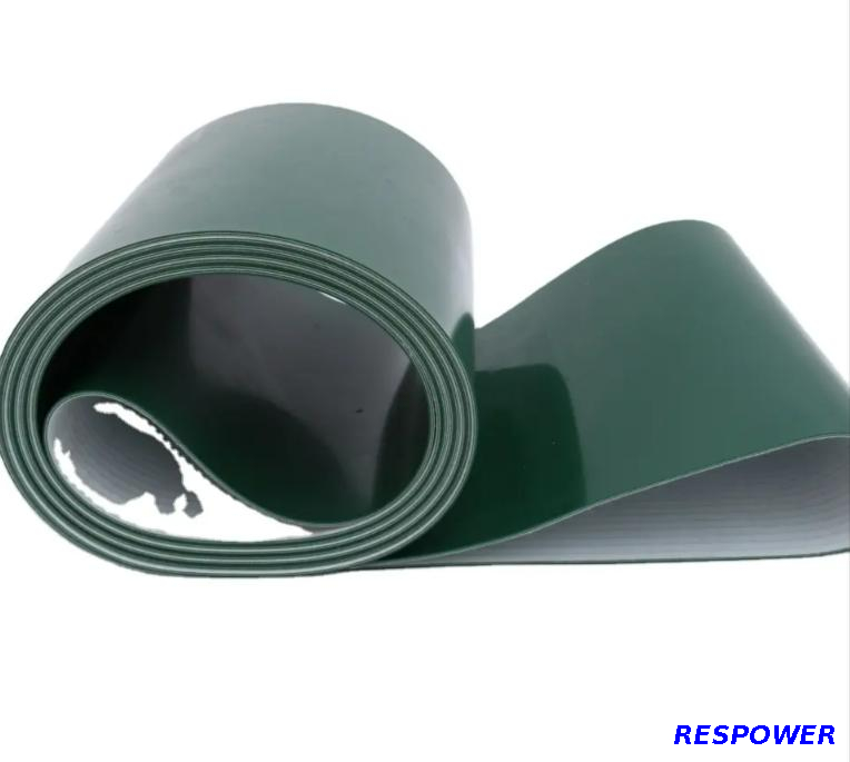 Hot selling green pvc endless industrial conveyor belt