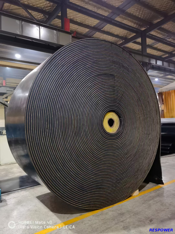 Heat resistant thickening steel cord conveyor belt