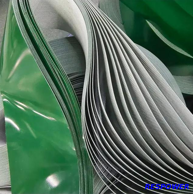 Hot selling green pvc endless industrial conveyor belt