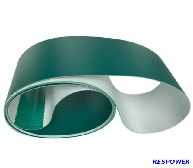 High Quality Rough Surface Wearable Green Diamond Pattern PVC Conveyor Belt