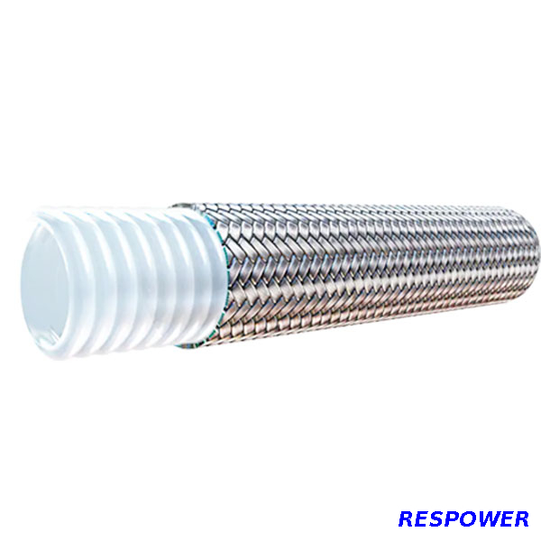 Corrugated PTFE HOSE for Marine Industry Machinery Hydraulic System