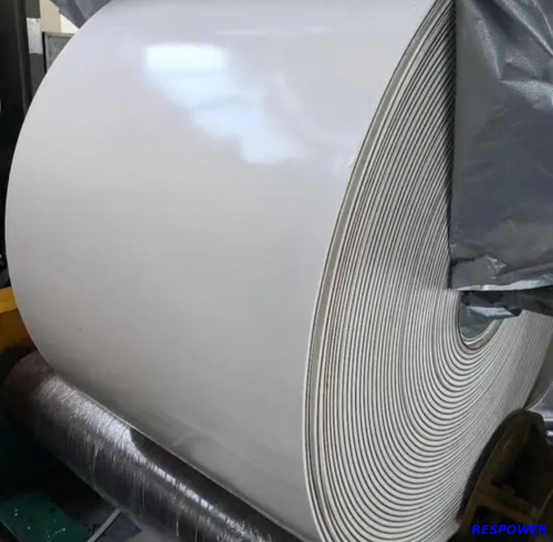 White Rubber Food Grade conveyor belt