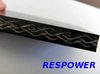 Wave Shape Weave Fabric Whole Core Solid Woven Rubber Conveyor Belt