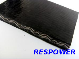 Wave Shape Weave Fabric Whole Core Solid Woven Rubber Conveyor Belt
