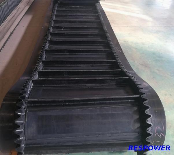 Durable wholesale corrugated sidewall conveyor belt for inclined belt conveyor