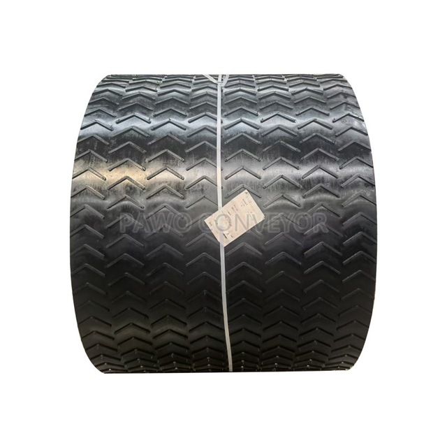 Wear Resistant Chevron Rubber Conveyor Belt with High Quality