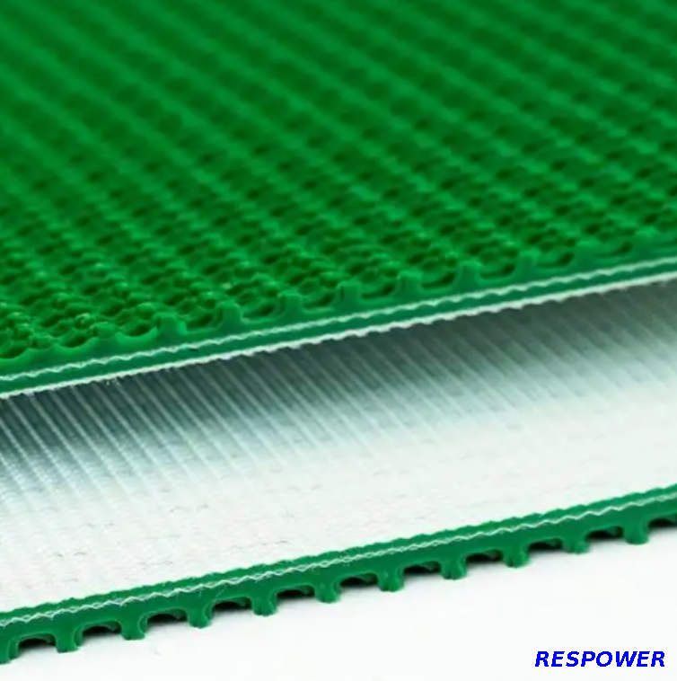 Hot Sell Green Or White Rough Top Pvc Conveyor Belt