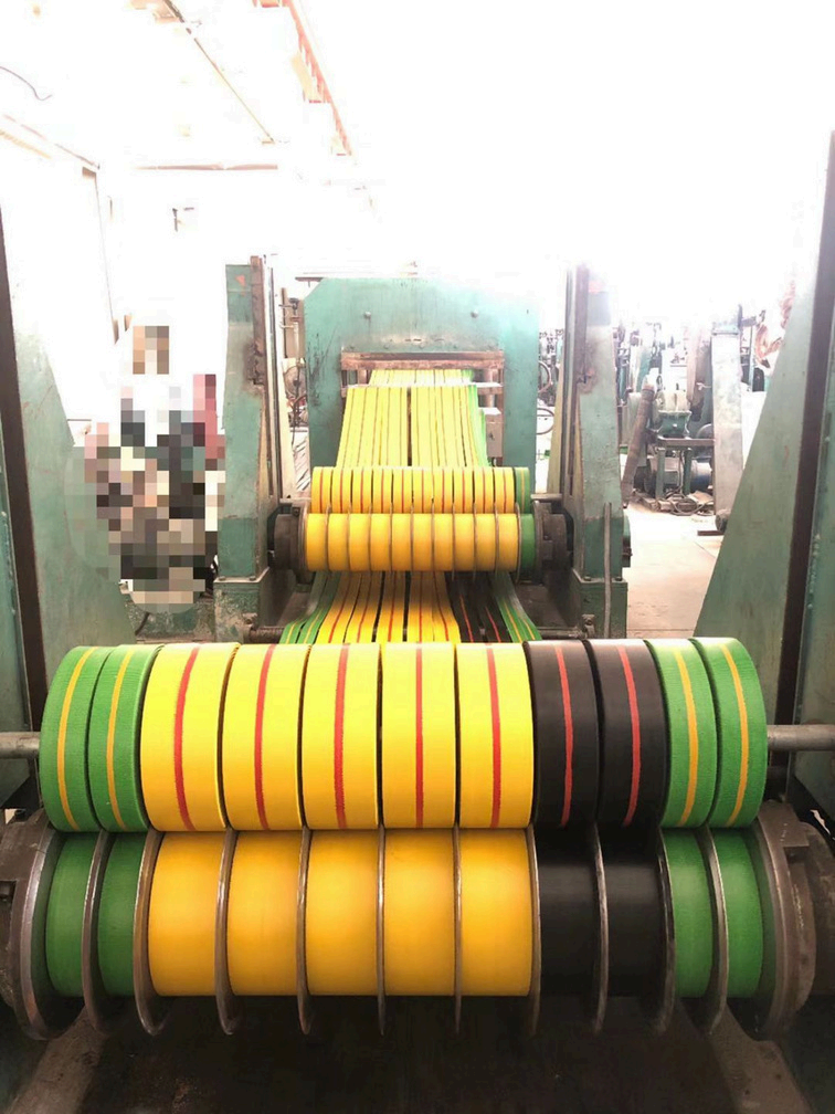Transmission Rubber Yellow/Green/Black/White Common Cotton Canvas Conveyor Flat Belt